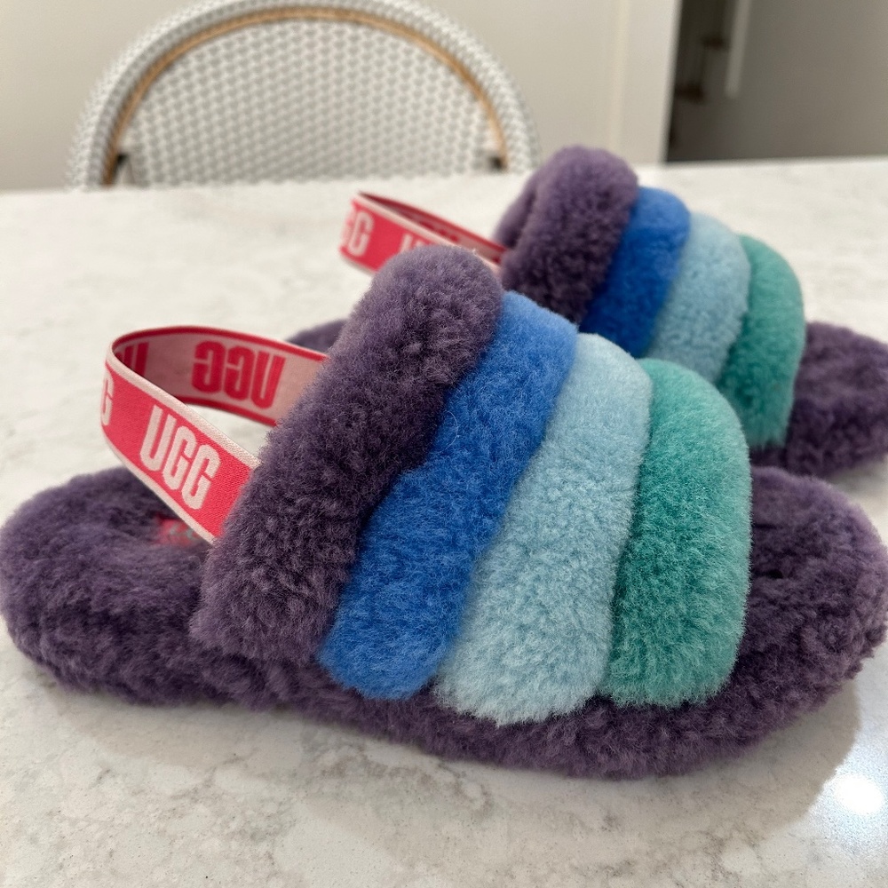 Kids UGG Fluff Yeah Slippers